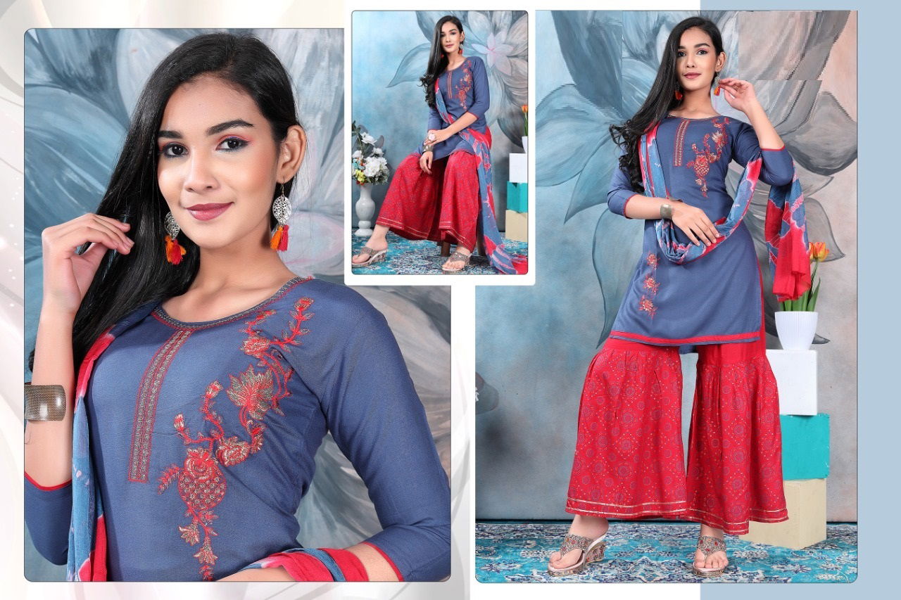 Jiyanshi 8052 Girls Wear Readymade Suits Catalog
